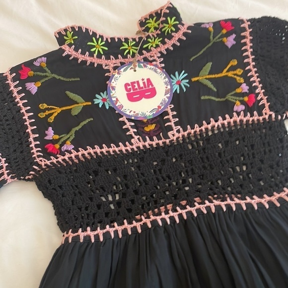 NWT CeliaB Scarlett Mixed Media Dress - Picture 6 of 12